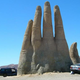 Image for article titled A mysterious, giant hand rises from the Chilean desert